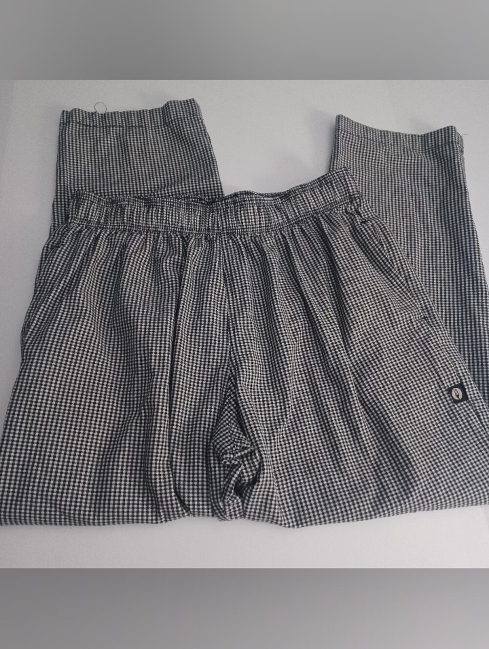Chef Works Ghingham Pull On Pants Sz XL